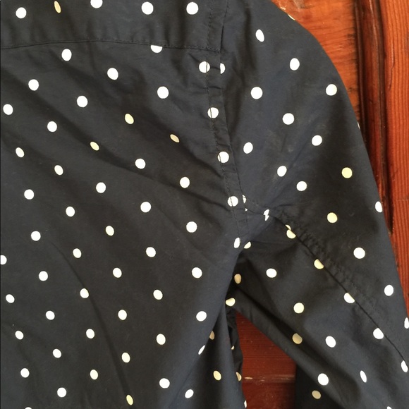 Gap White Polka Dots Long Sleeve - Picture 10 of 16